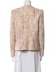 L'Agence Silk Tweed Pattern Evening Jacket