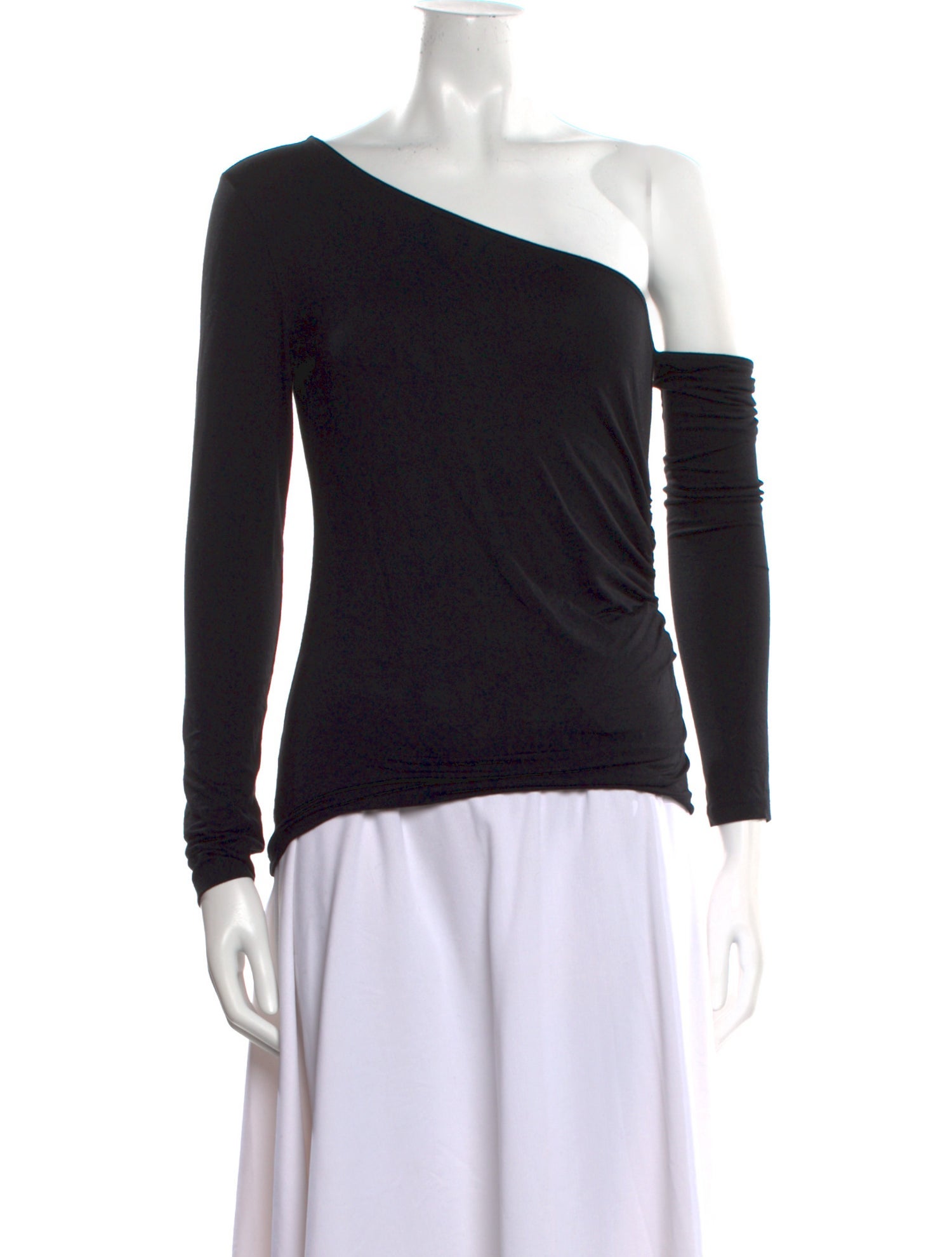 L'Agence Asymmetrical Long Sleeve Top