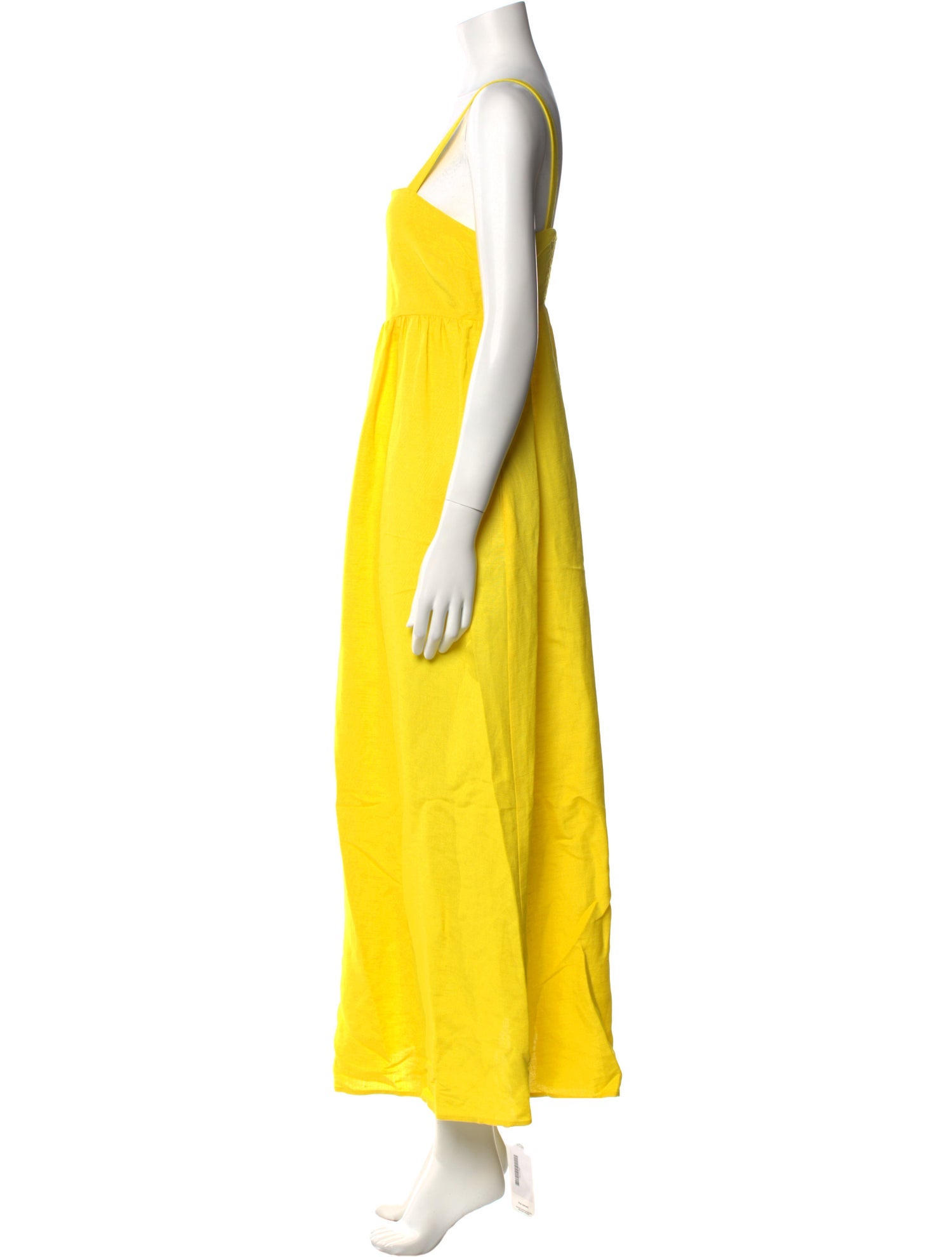 L'Agence Linen Long Dress