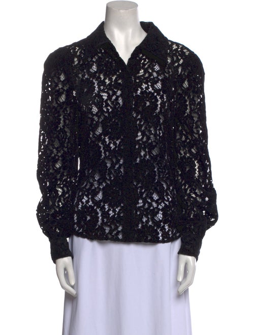 L'Agence Printed Long Sleeve Blouse