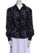 L'Agence Printed Long Sleeve Blouse