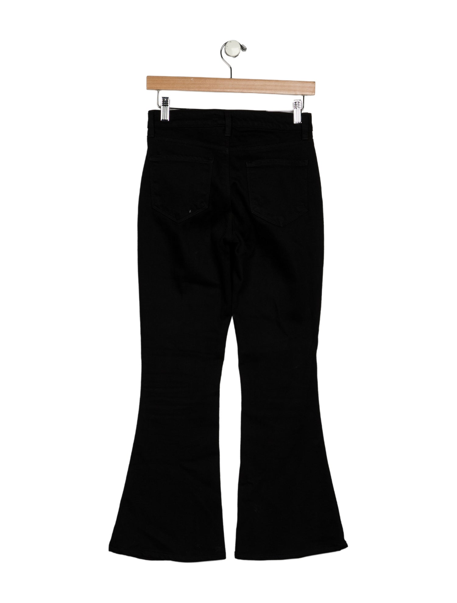 L'Agence Mid-Rise Wide Leg Jeans
