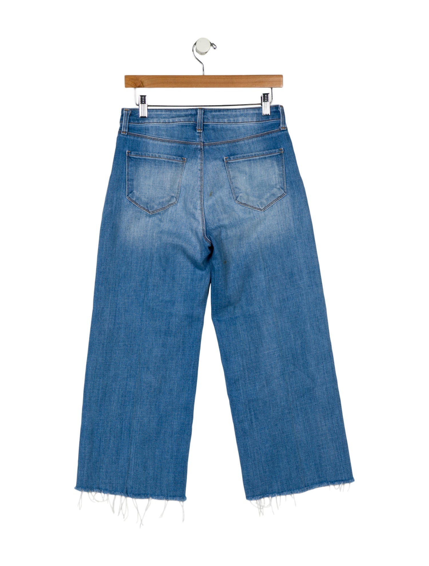 L'Agence Mid-Rise Wide Leg Jeans