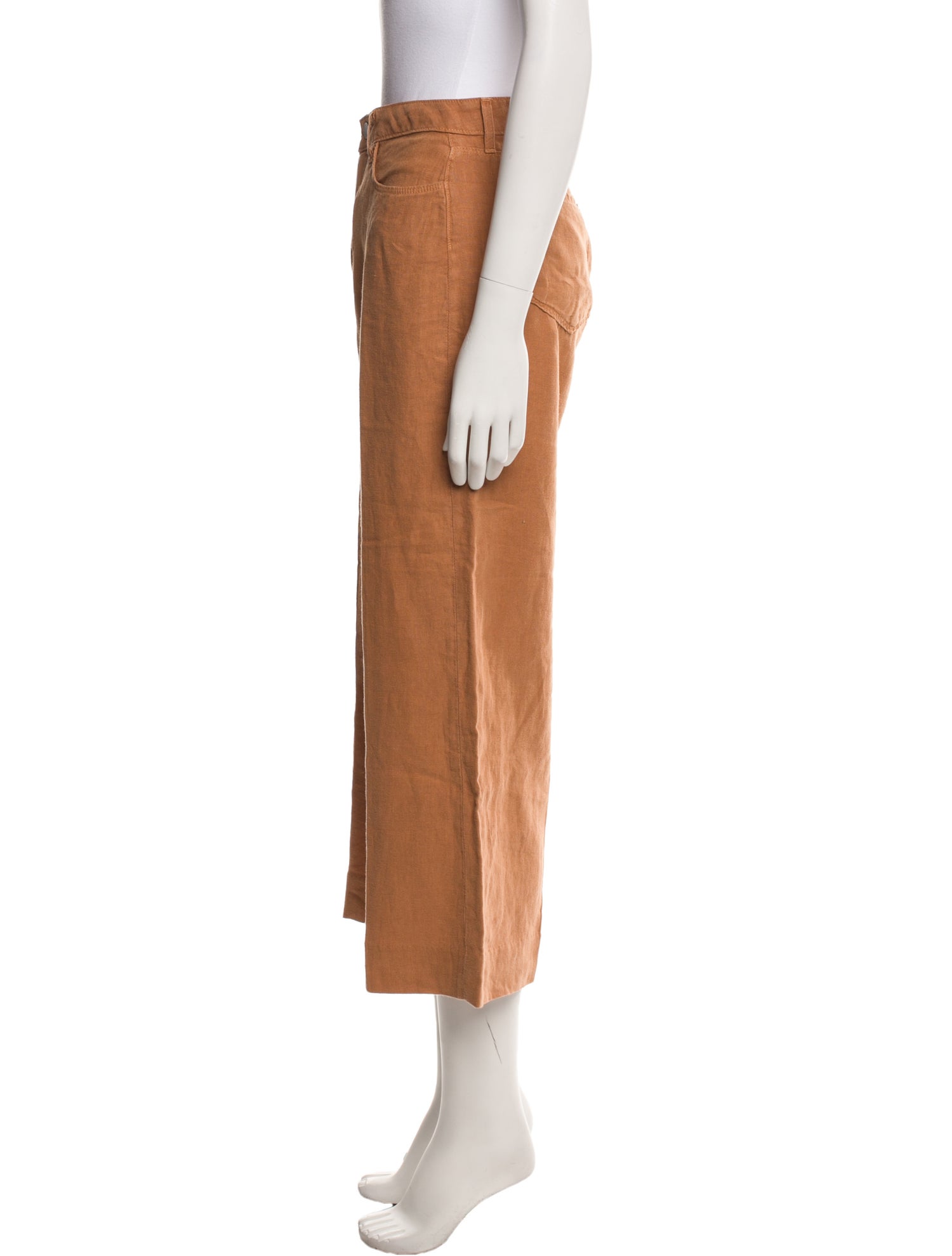 L'Agence Linen Wide Leg Pants