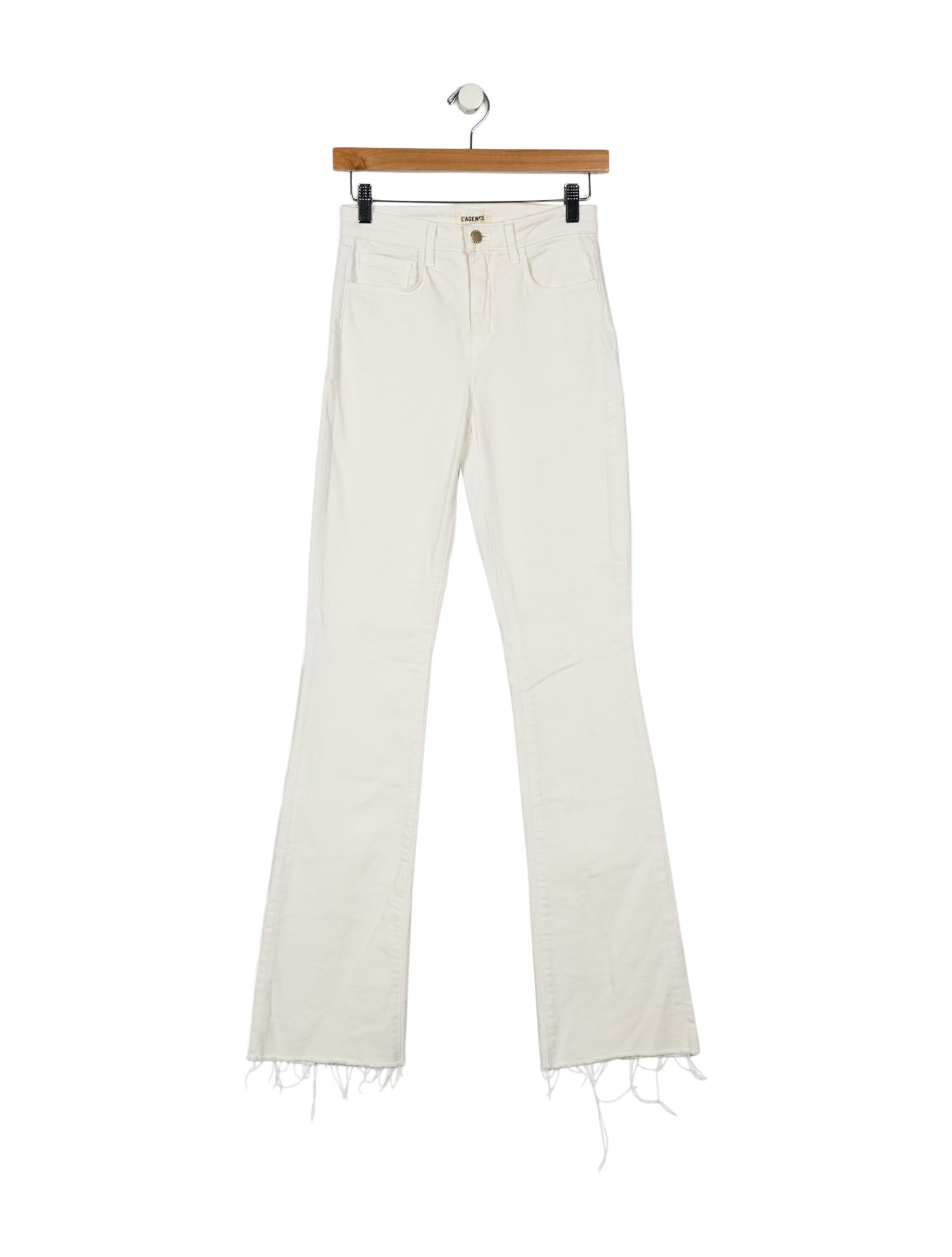 L'Agence Mid-Rise Straight Leg Jeans