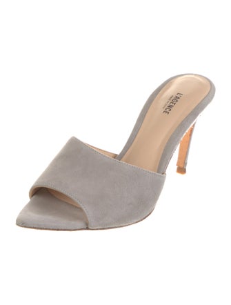 L'Agence Suede Mules