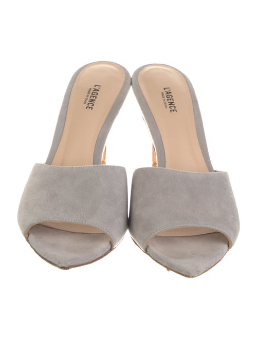 L'Agence Suede Mules