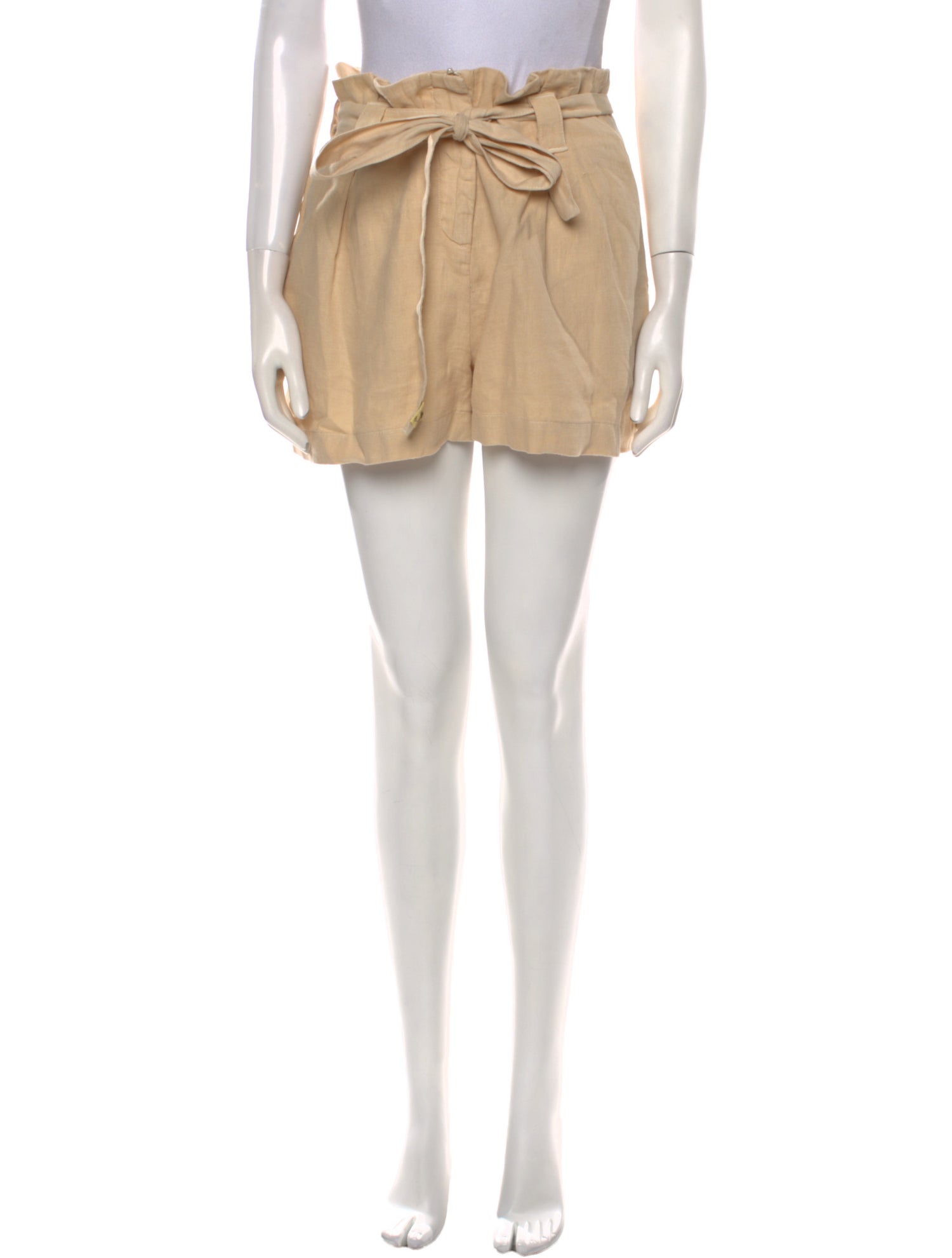 L'Agence Linen Mini Shorts