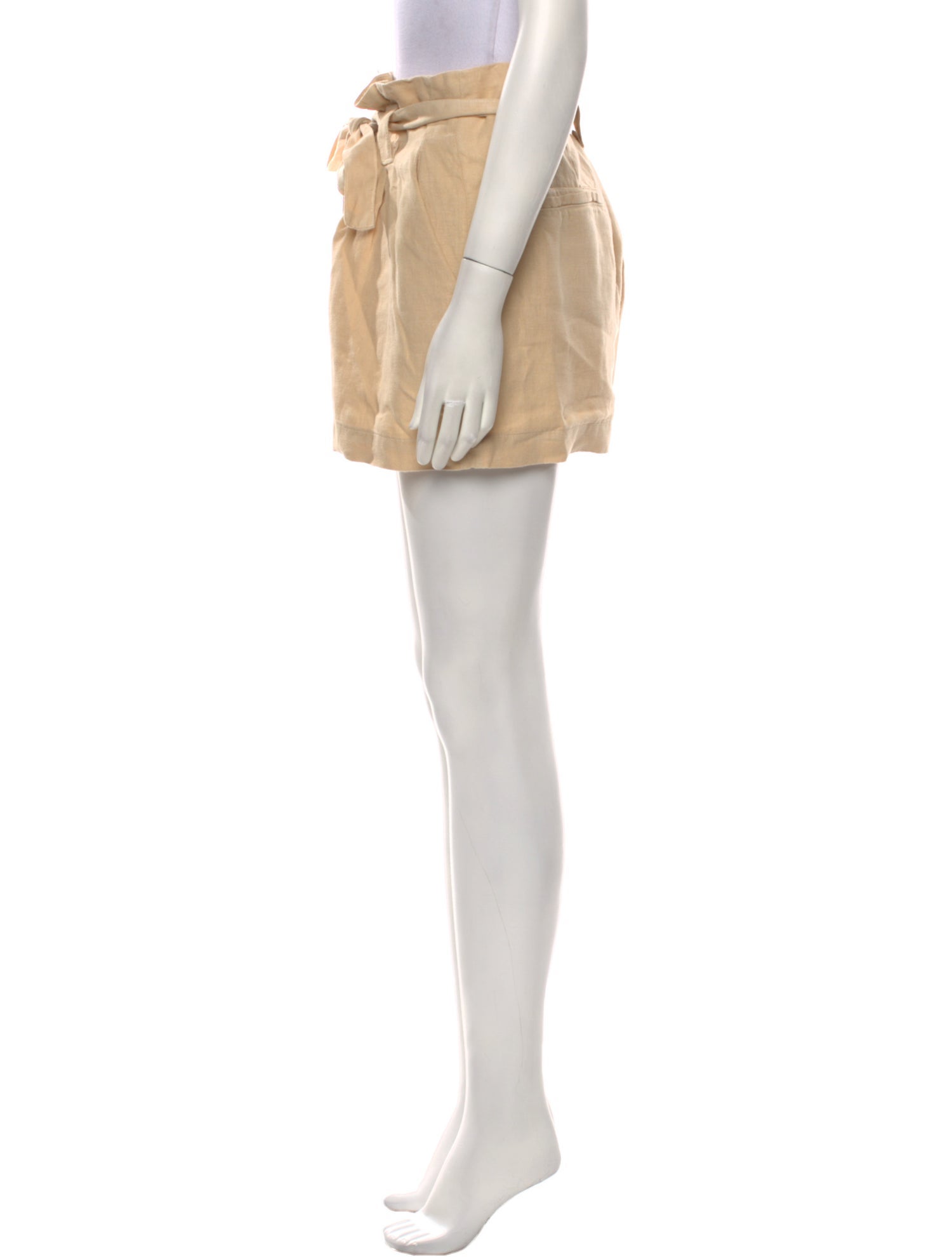 L'Agence Linen Mini Shorts