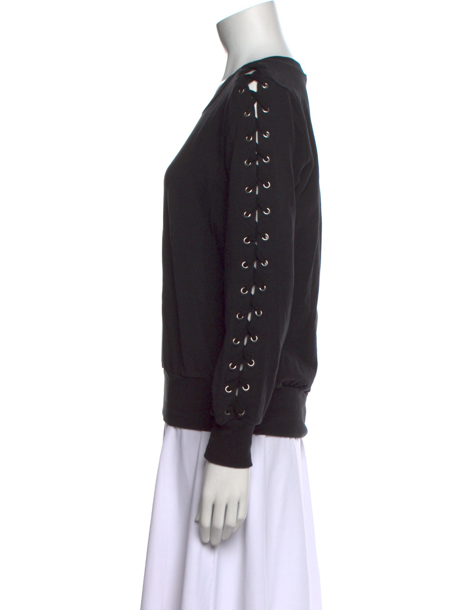 L'Agence Crew Neck Long Sleeve Sweatshirt