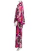 L'Agence Silk Printed Pant Set