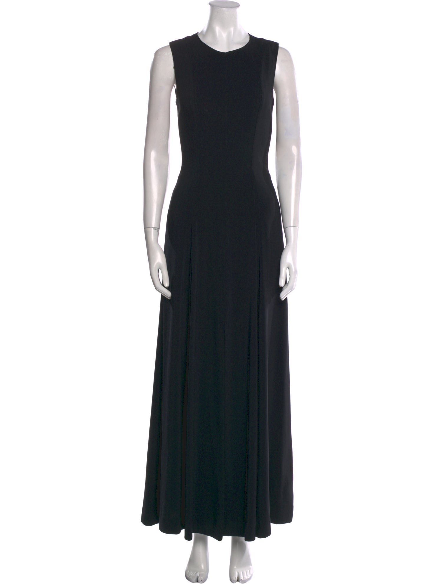 L'Agence Crew Neck Long Dress