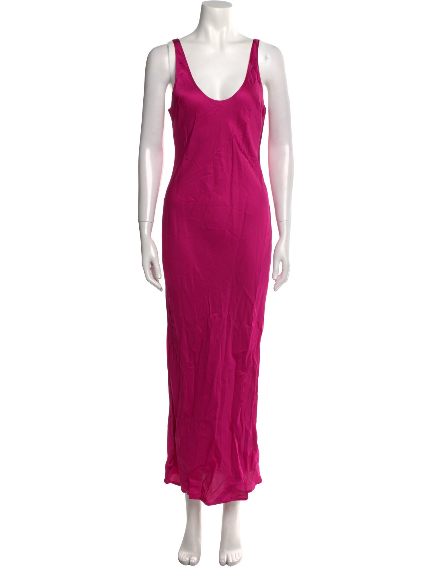 L'Agence Scoop Neck Long Dress w/ Tags
