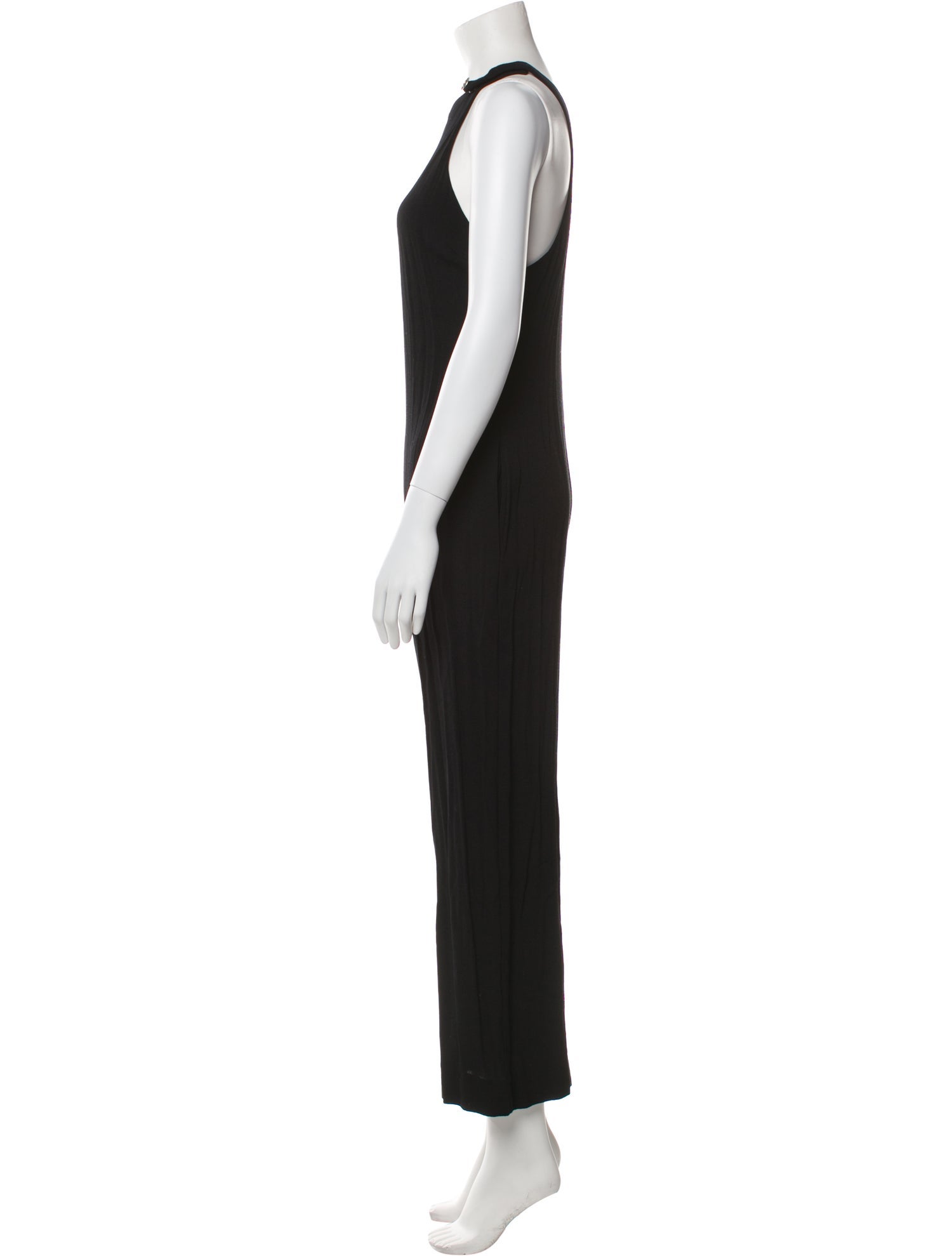 L'Agence Silk Crew Neck Jumpsuit