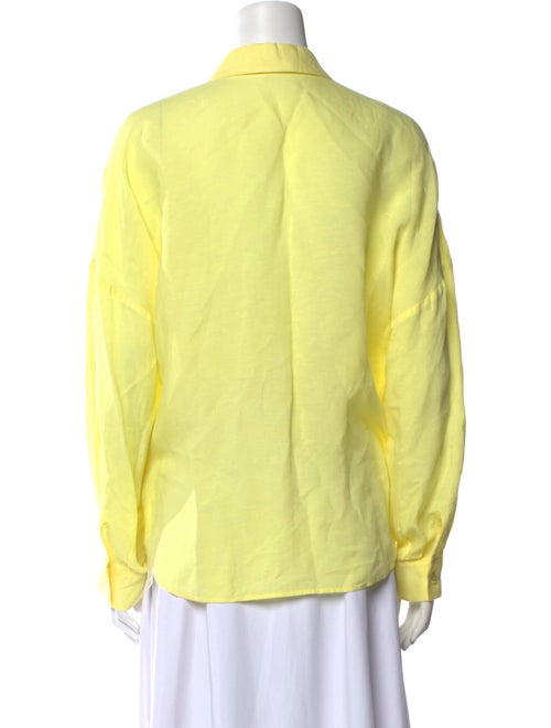 L'Agence Long Sleeve Button-Up Top