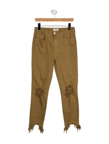 L'Agence Jeans Mid-Rise Straight Leg S