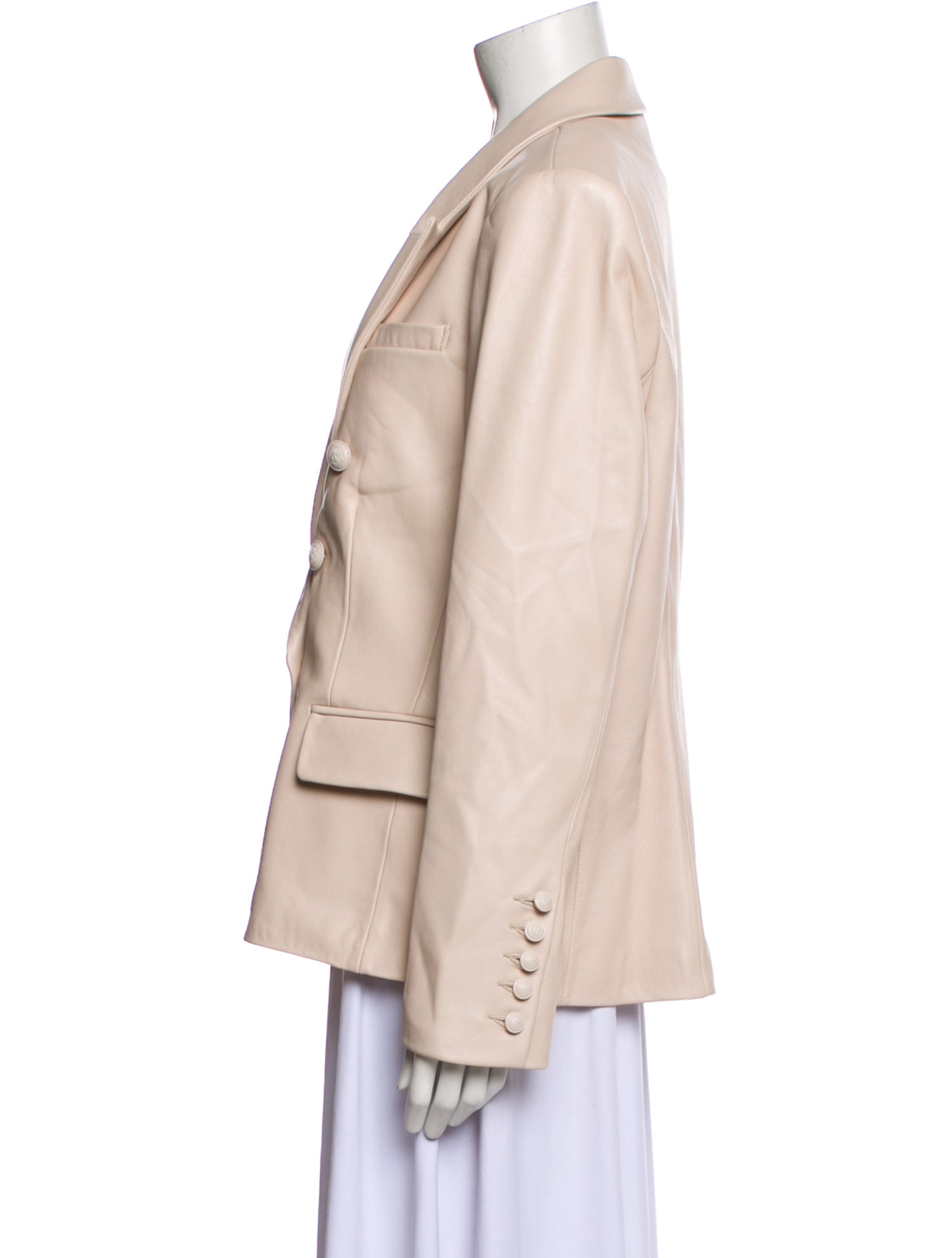 L'Agence Leather Blazer w/ Tags