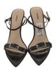 L'Agence Patent Leather Sandals