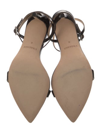 L'Agence Patent Leather Sandals