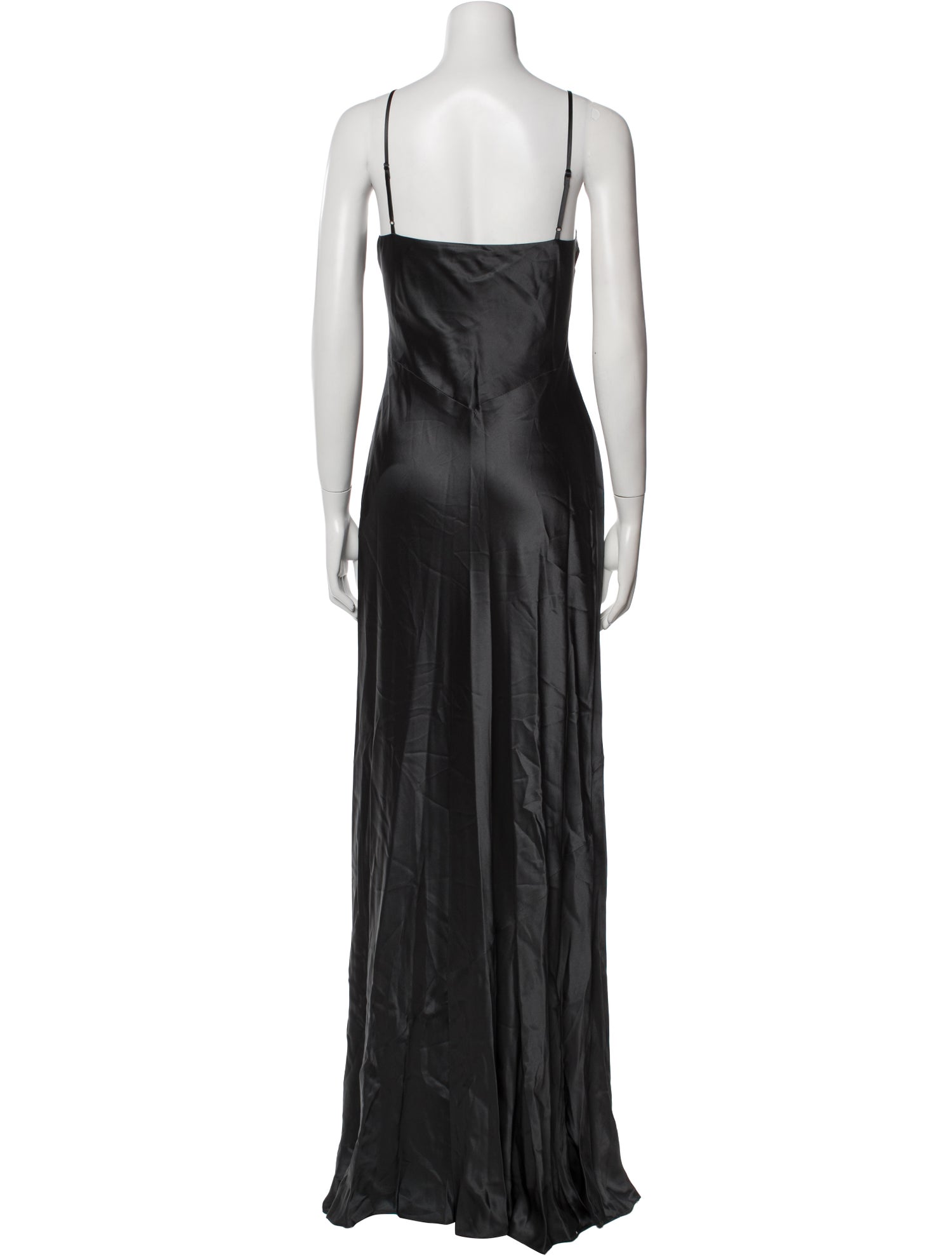 L'Agence Silk Long Dress