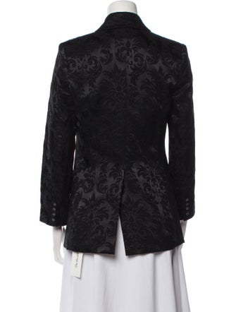L'Agence Nylon Floral Print Evening Jacket