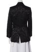 L'Agence Nylon Floral Print Evening Jacket