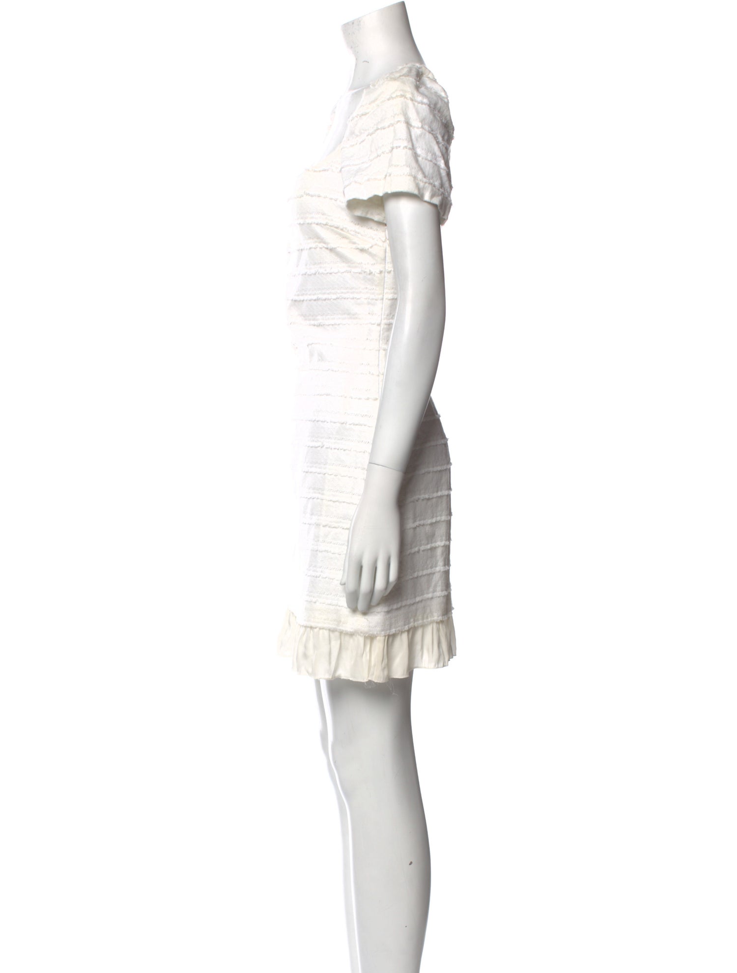 L'Agence Square Neckline Mini Dress