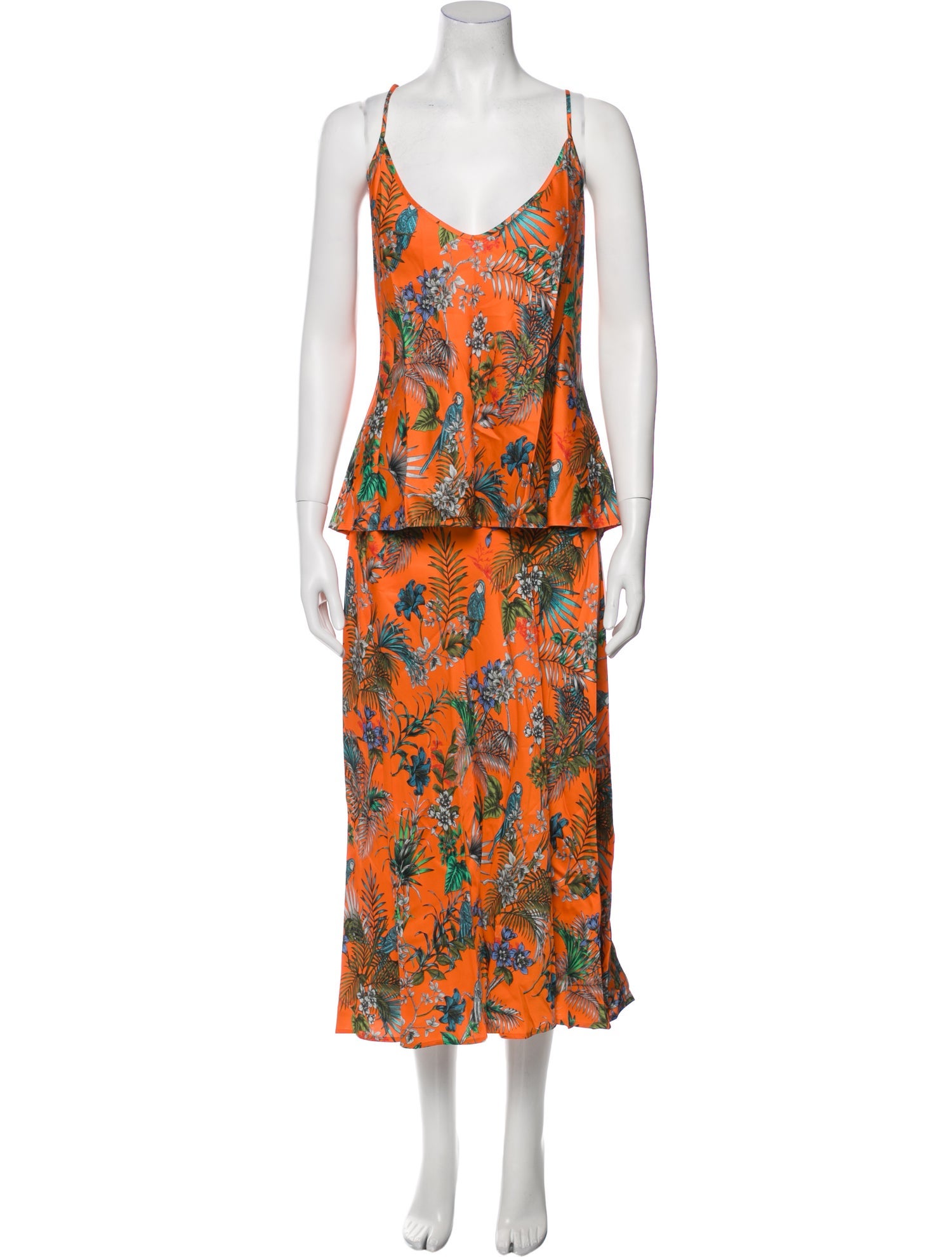 L'Agence Floral Print Skirt Set w/ Tags