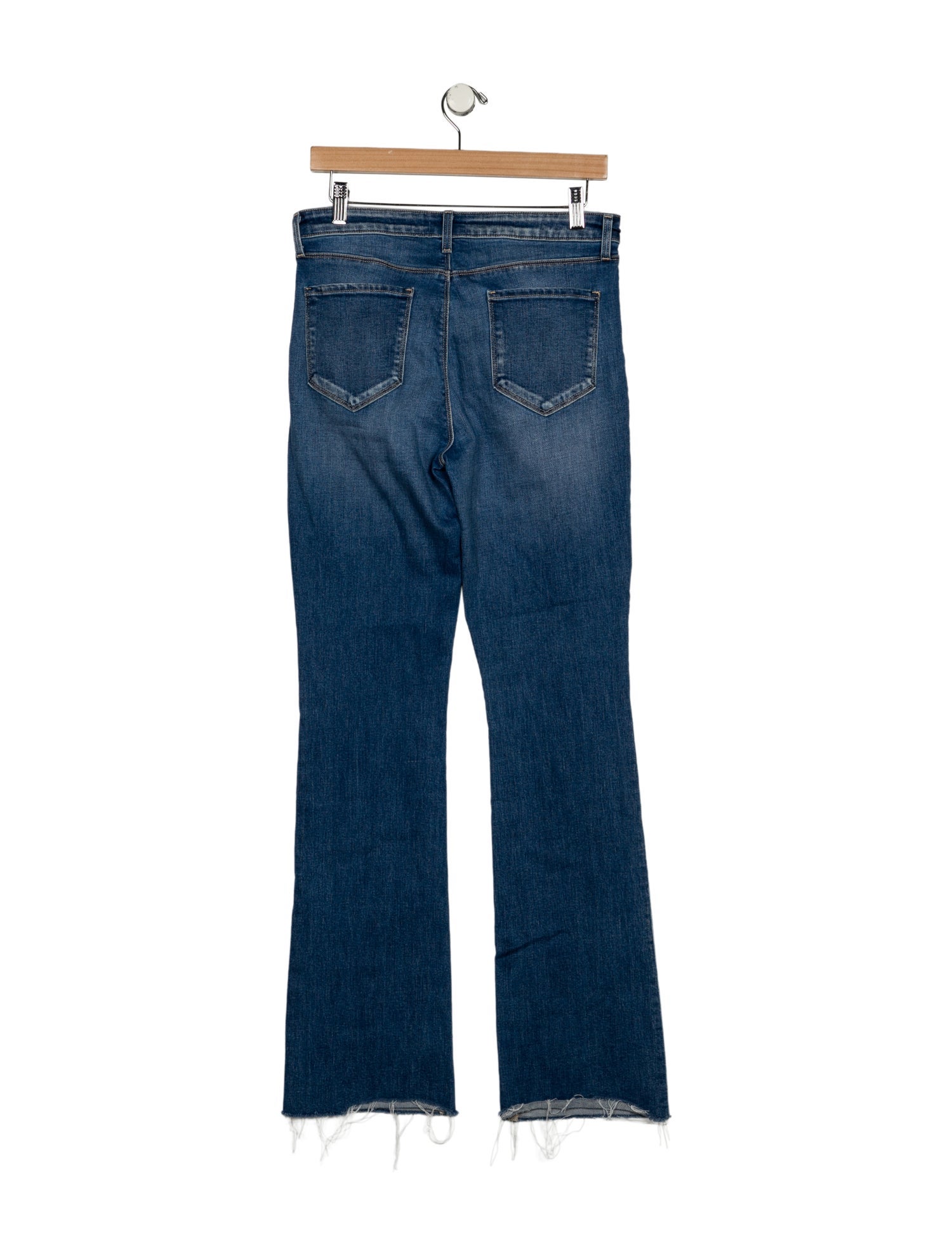 L'Agence Mid-Rise Straight Leg Jeans