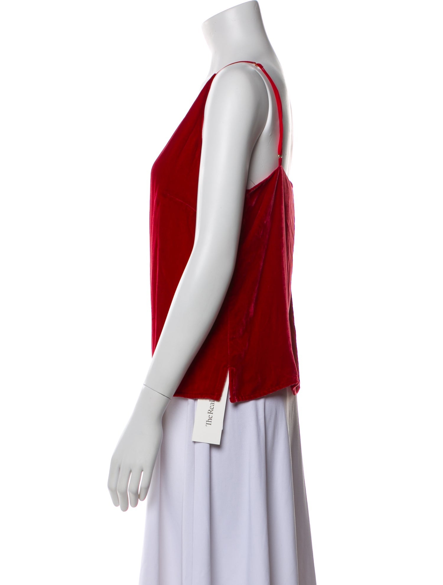 L'Agence V-Neck Sleeveless Top
