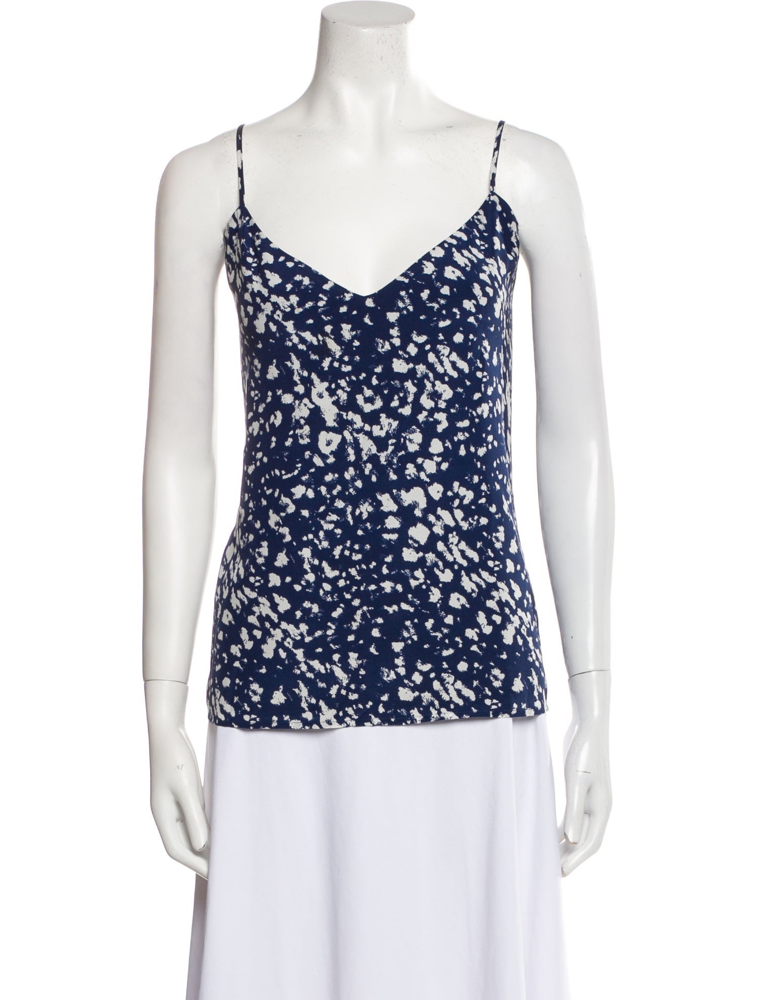 L'Agence Silk Printed Top