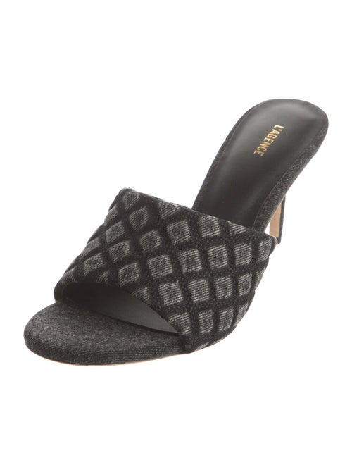 L'Agence Printed Mules