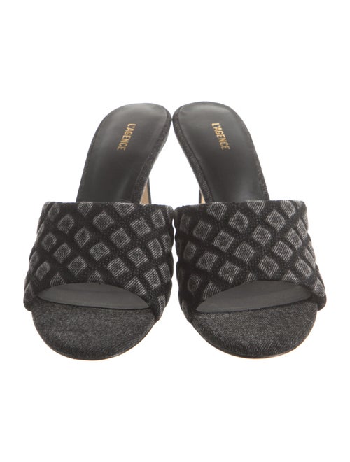 L'Agence Printed Mules