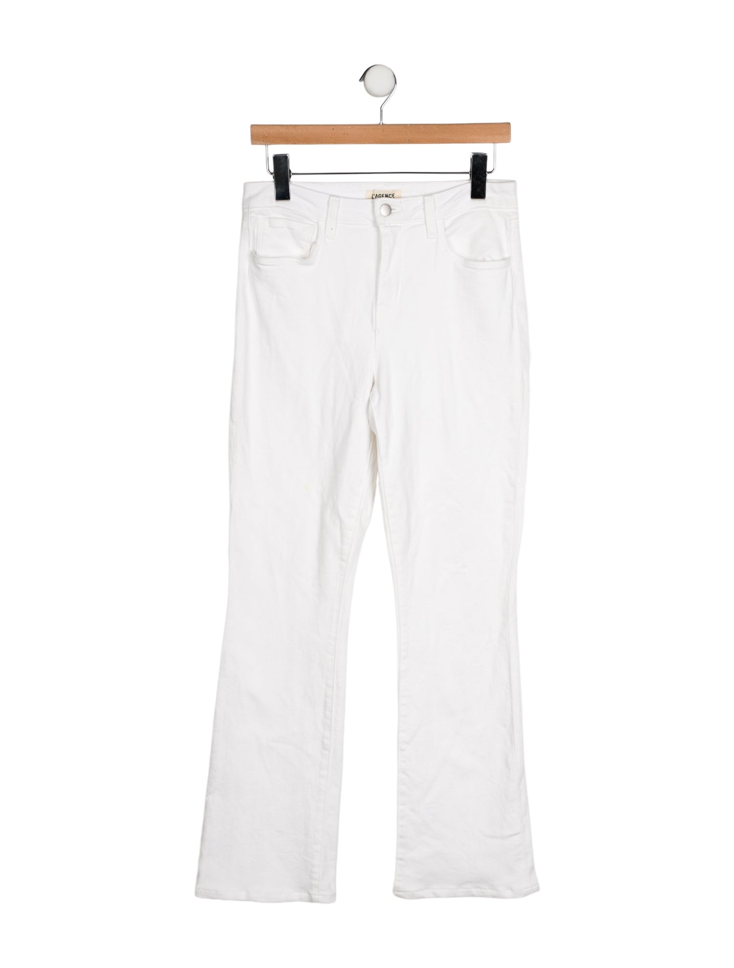 L'Agence High-Rise Straight Leg Jeans