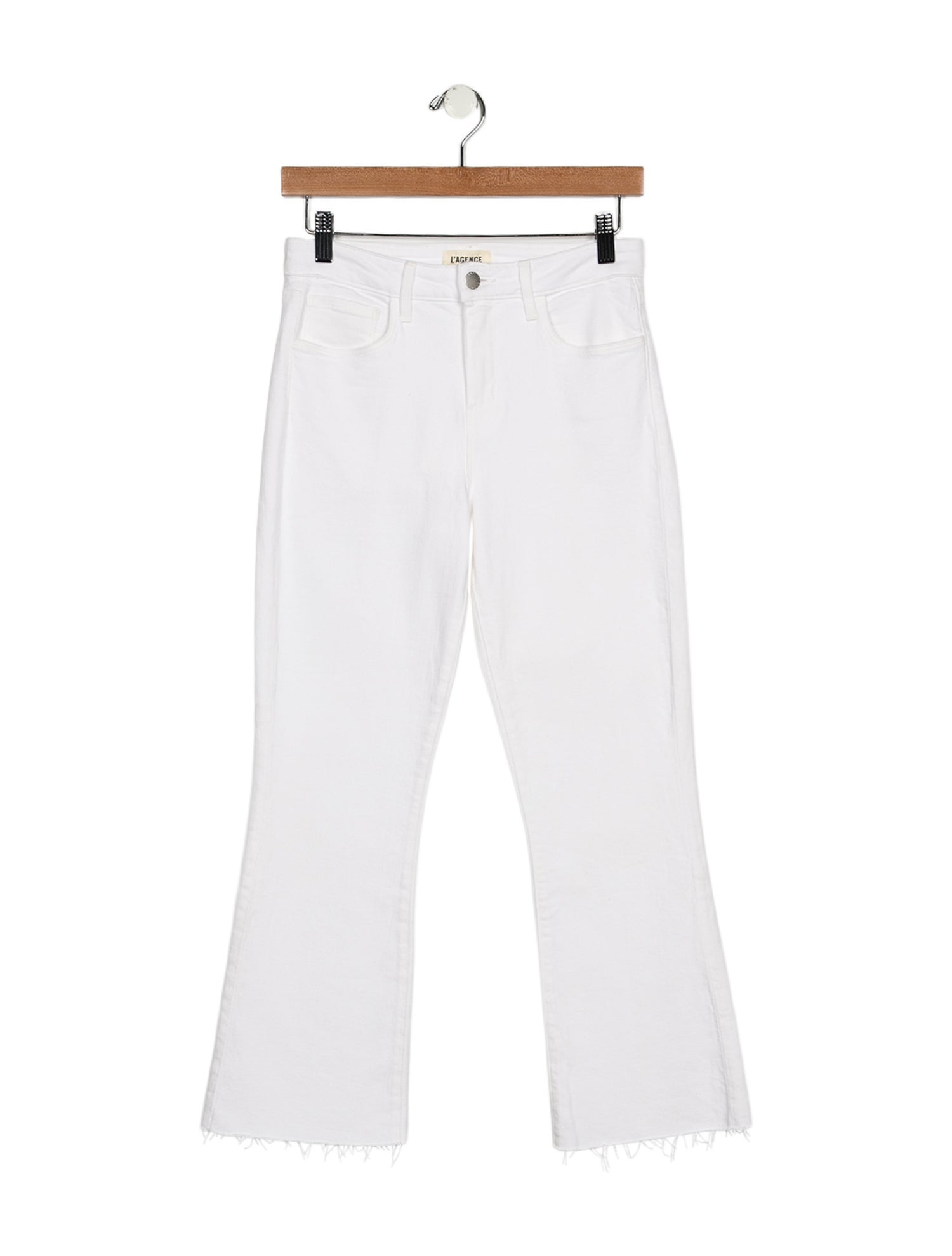 L'Agence Mid-Rise Straight Leg Jeans