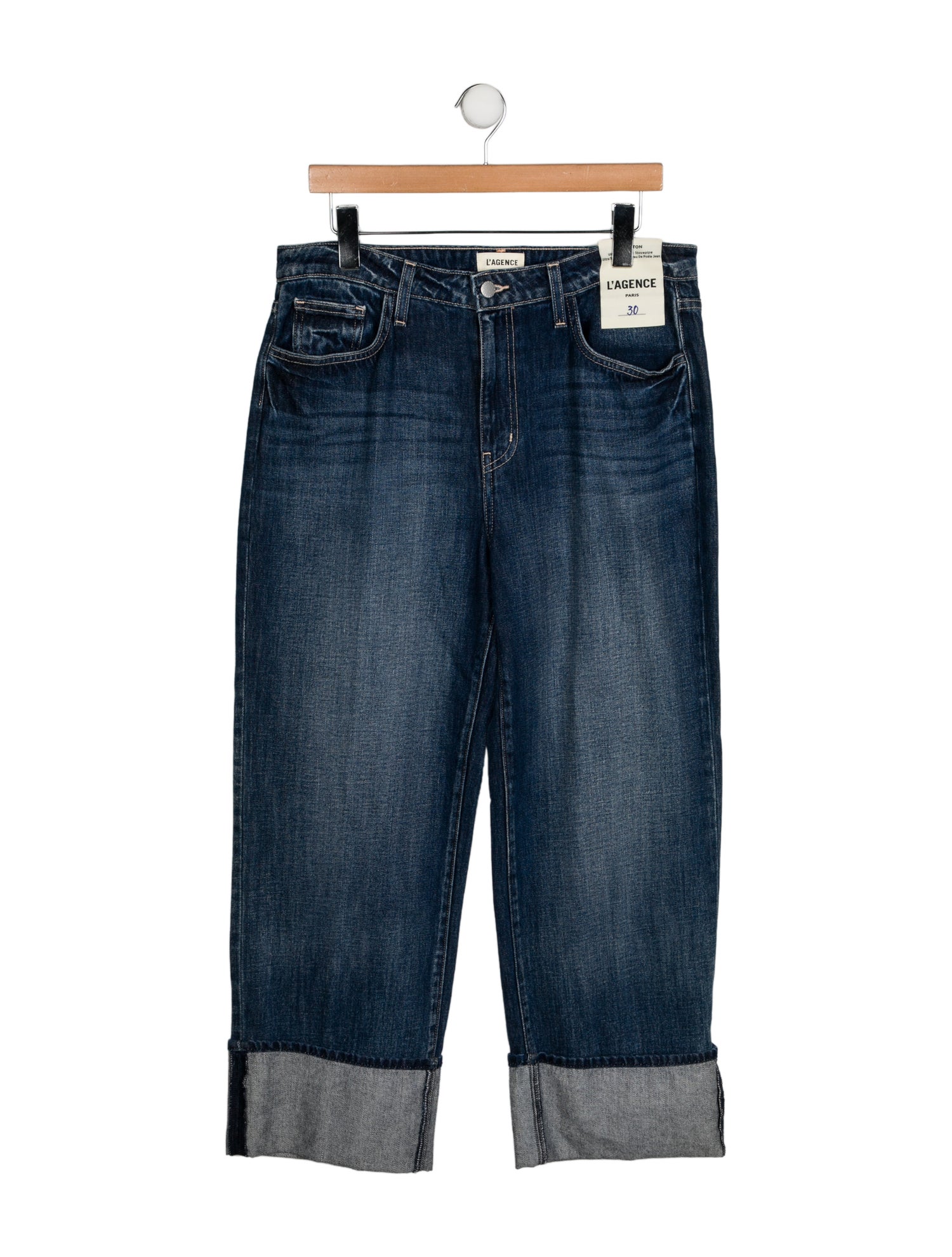 L'Agence High-Rise Wide Leg Jeans