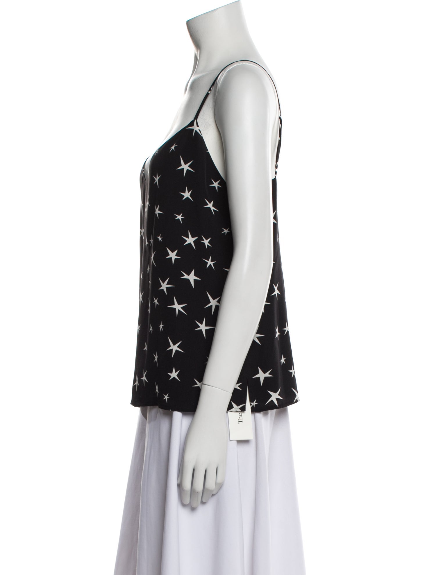 L'Agence Silk Printed Top