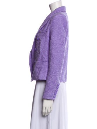 L'Agence Tweed Pattern Blazer