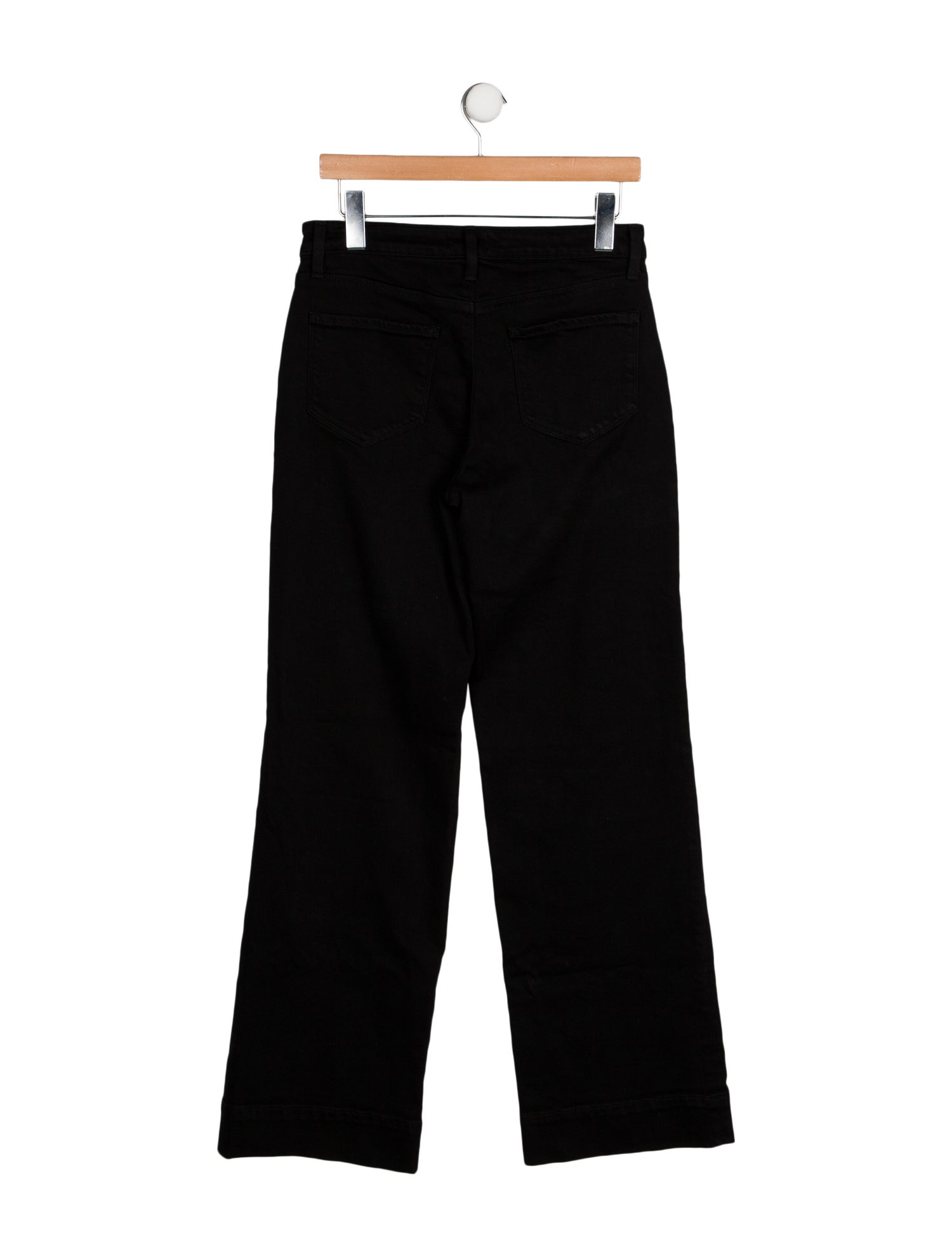 L'Agence Mid-Rise Wide Leg Jeans