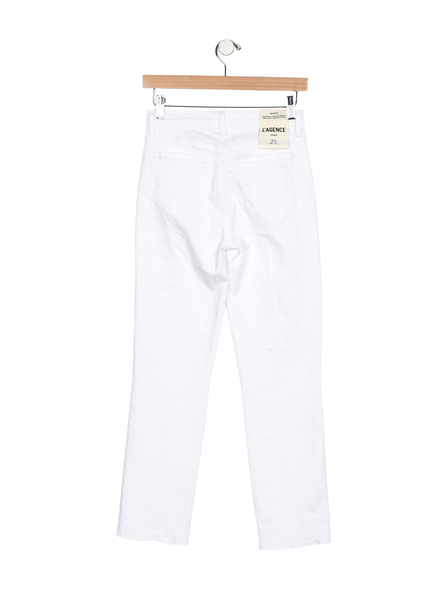 L'Agence Mid-Rise Straight Leg Jeans