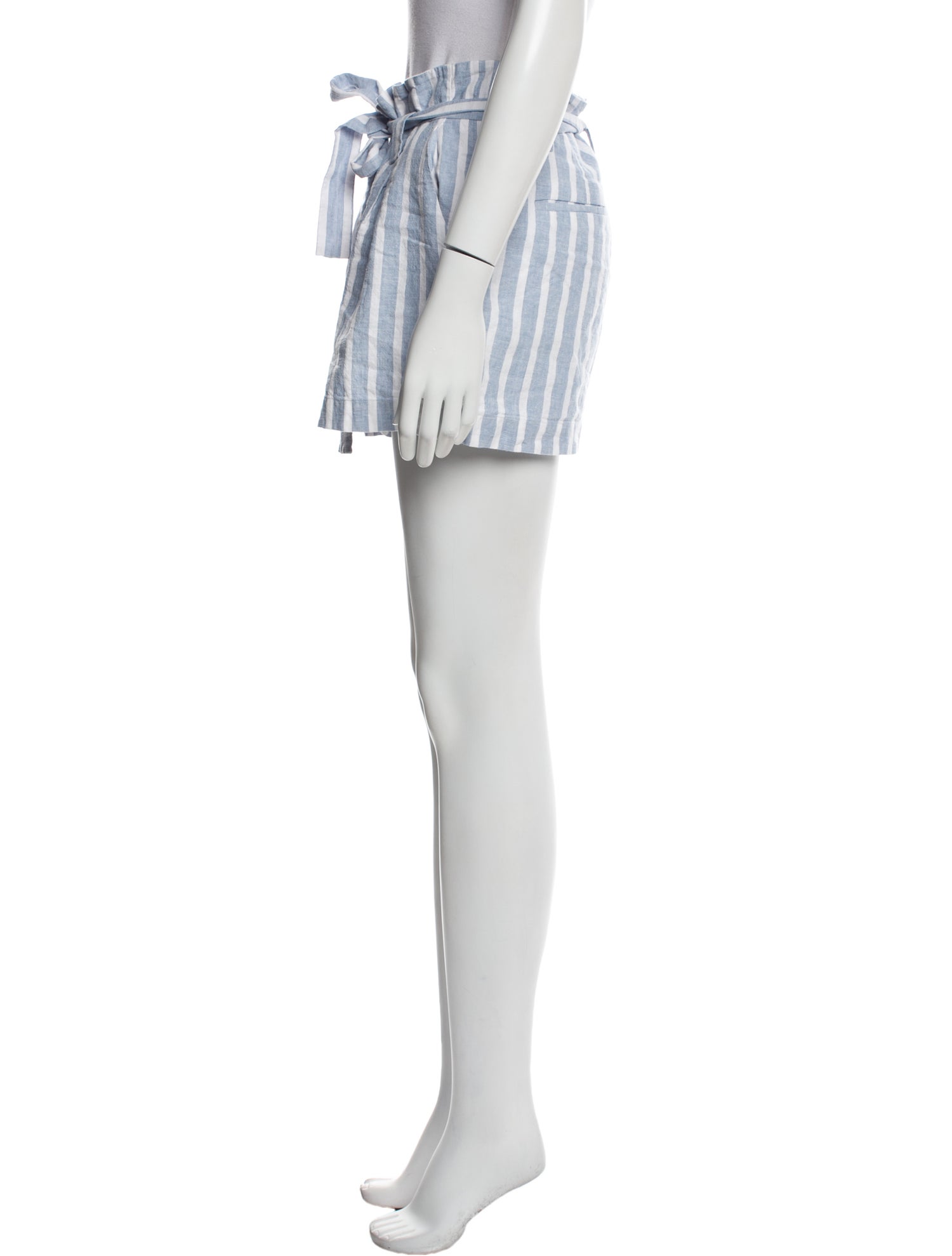 L'Agence Linen Mini Shorts