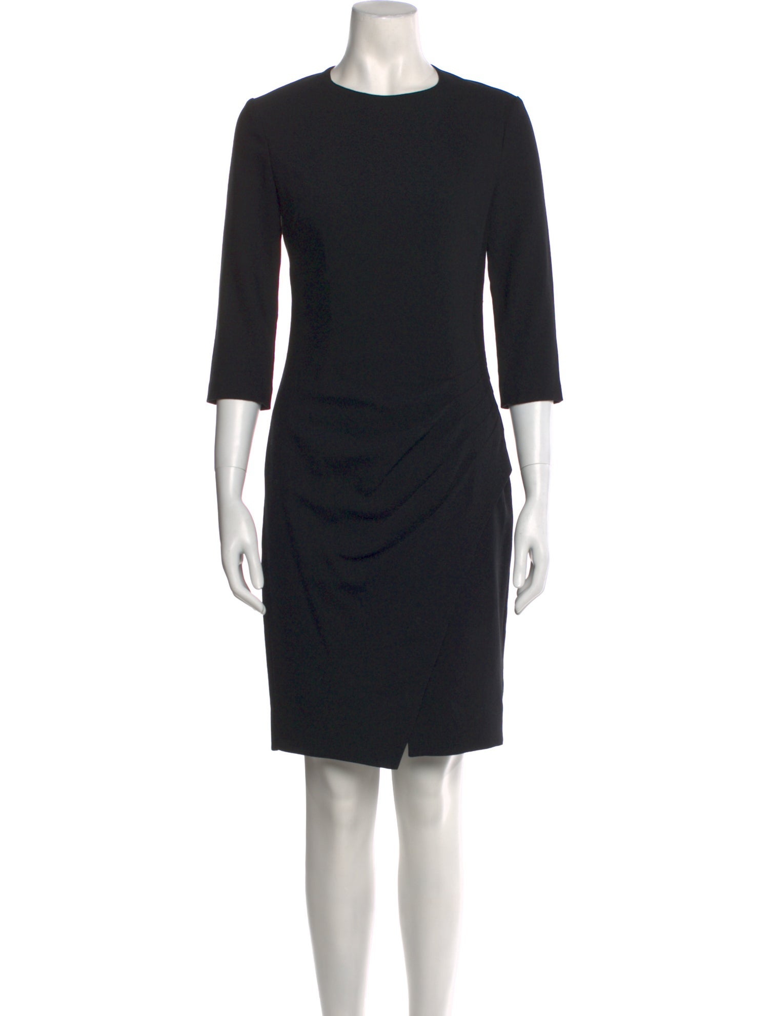 L'Agence Crew Neck Knee-Length Dress
