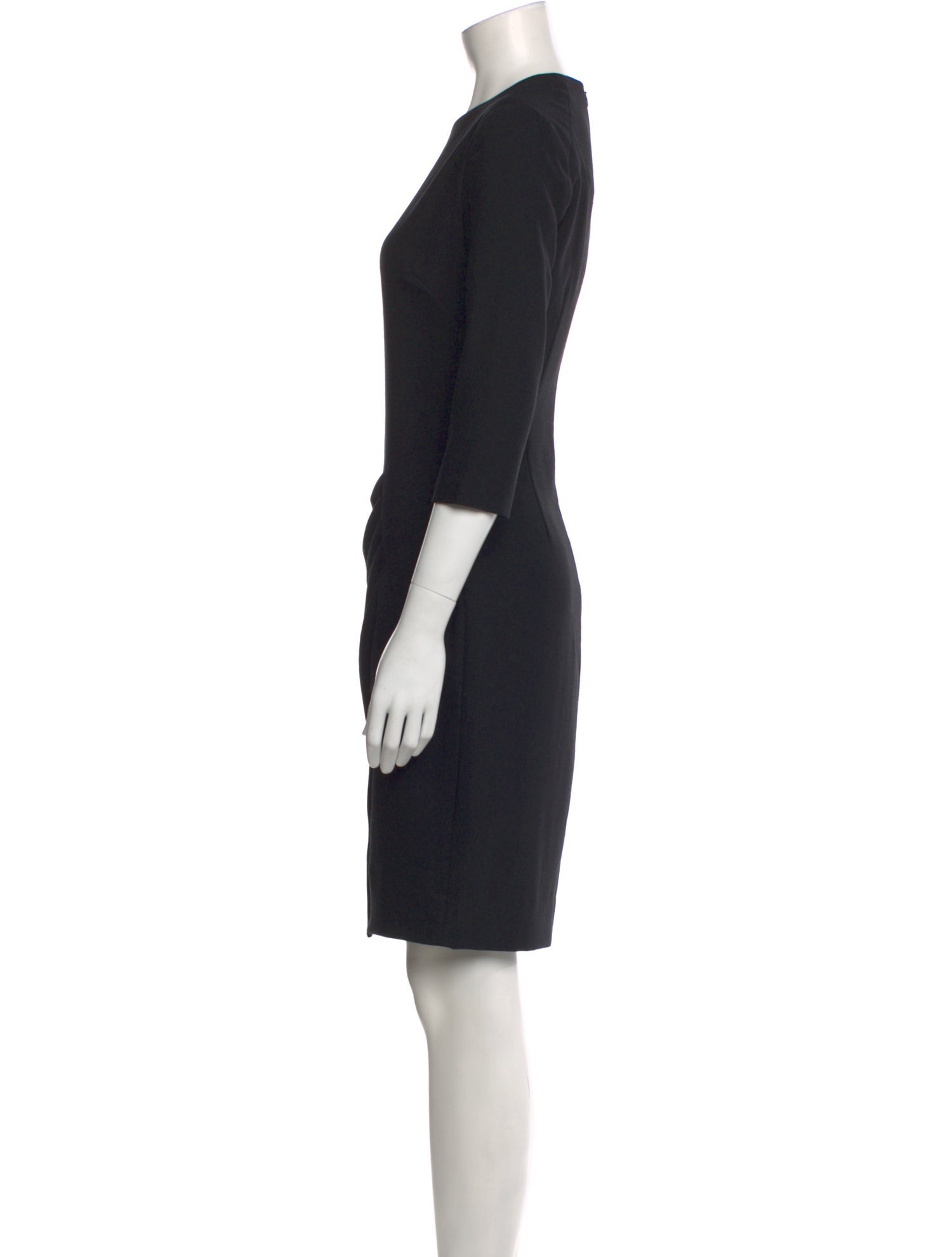 L'Agence Crew Neck Knee-Length Dress