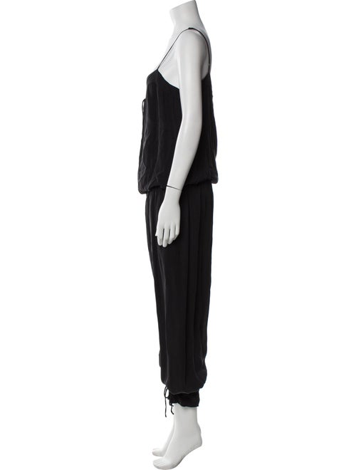 L'Agence Silk Square Neckline Jumpsuit