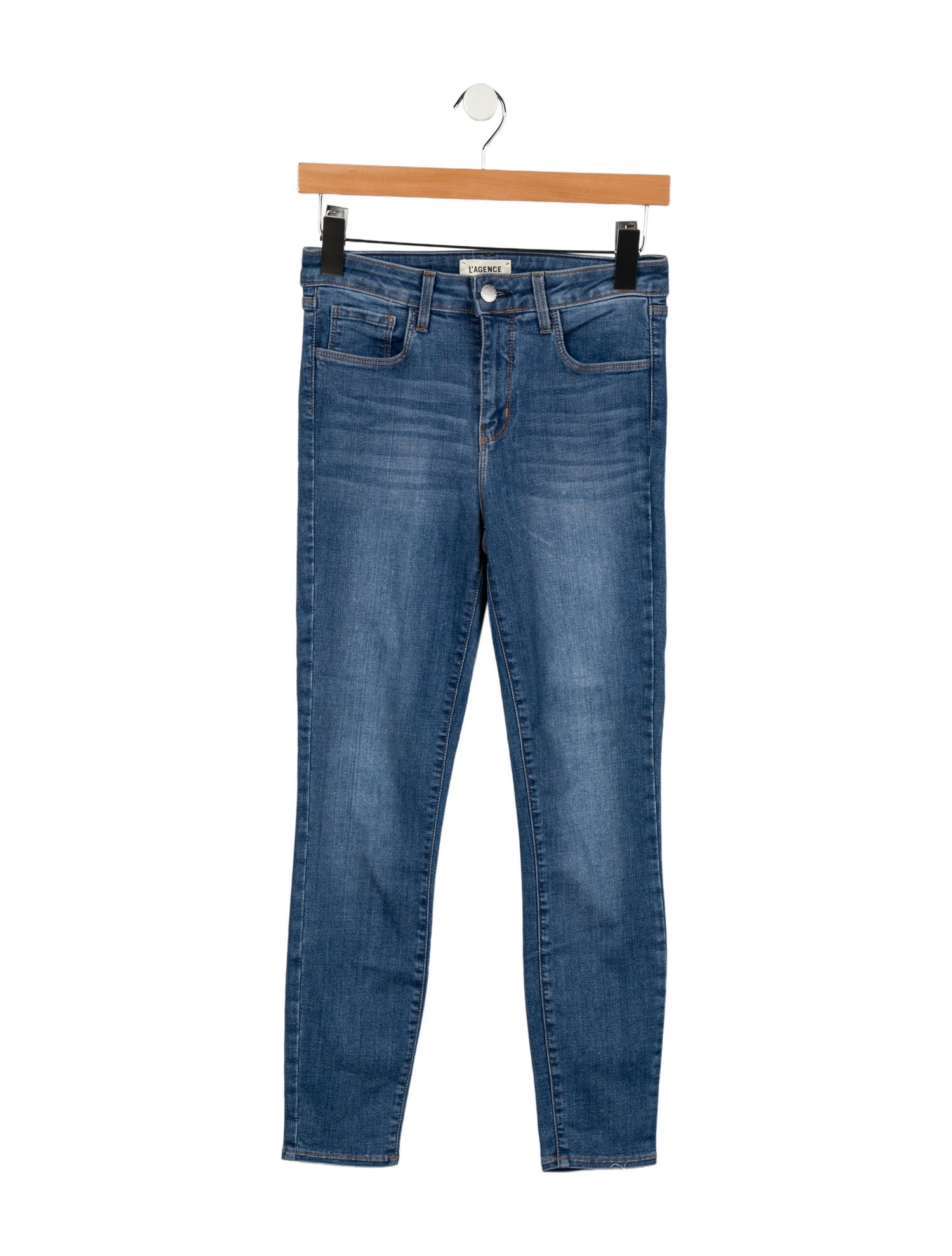 L'Agence Mid-Rise Skinny Leg Jeans