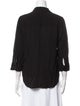 L'Agence Three-Quarter Sleeve Button-Up Top