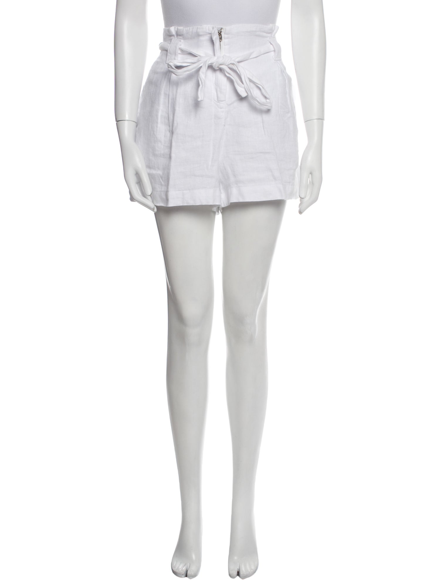 L'Agence Linen Mini Shorts