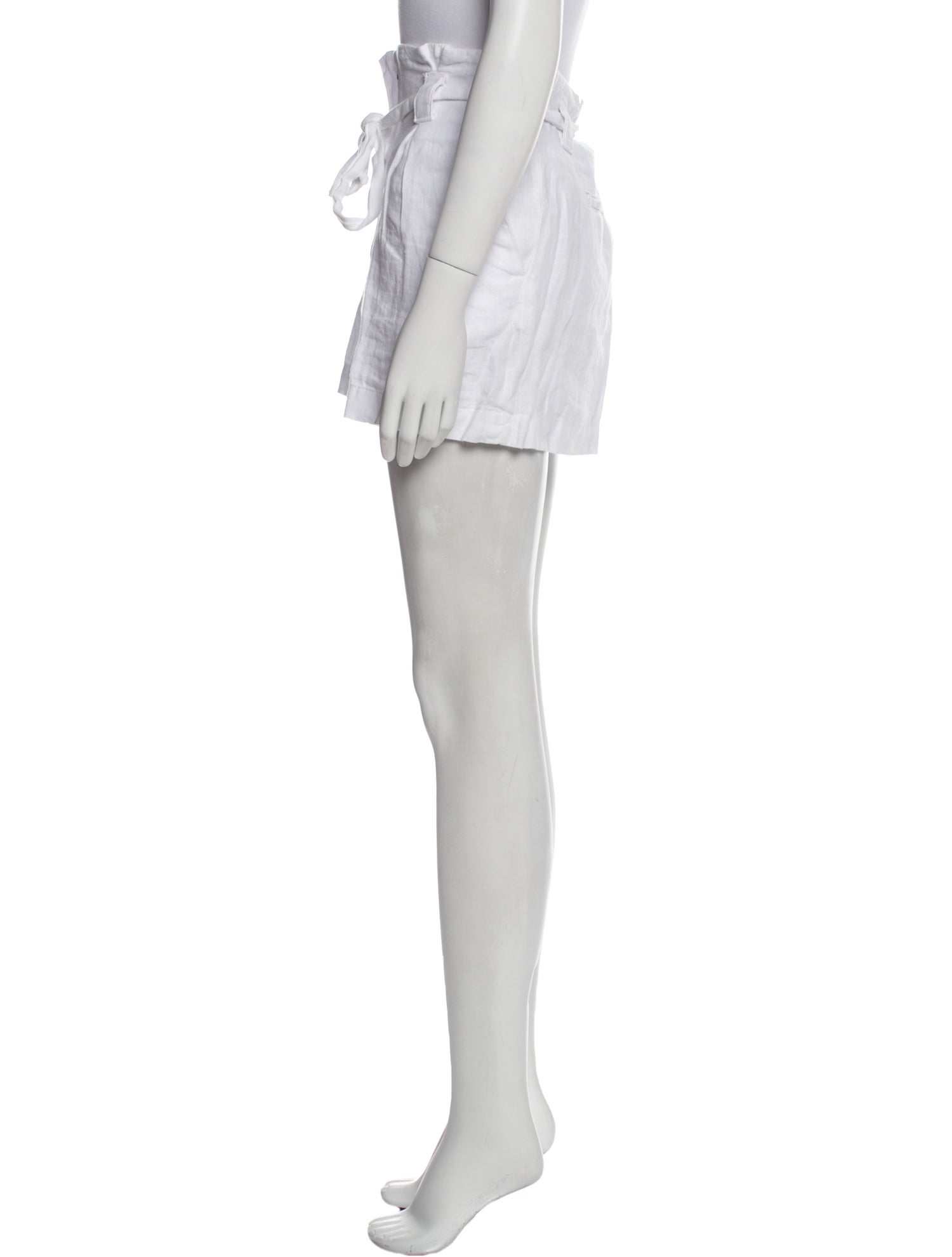 L'Agence Linen Mini Shorts