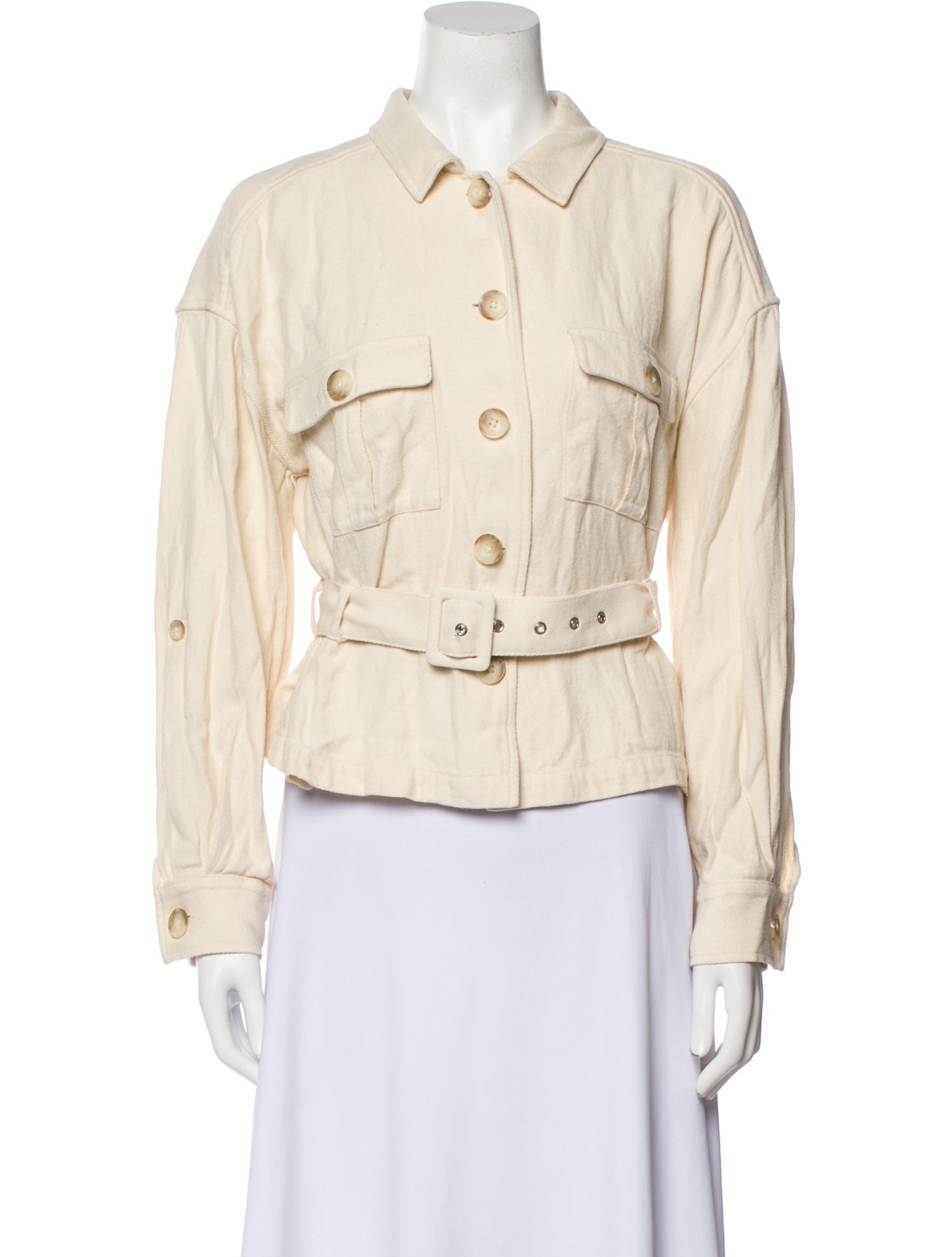 L'Agence Linen Utility Jacket