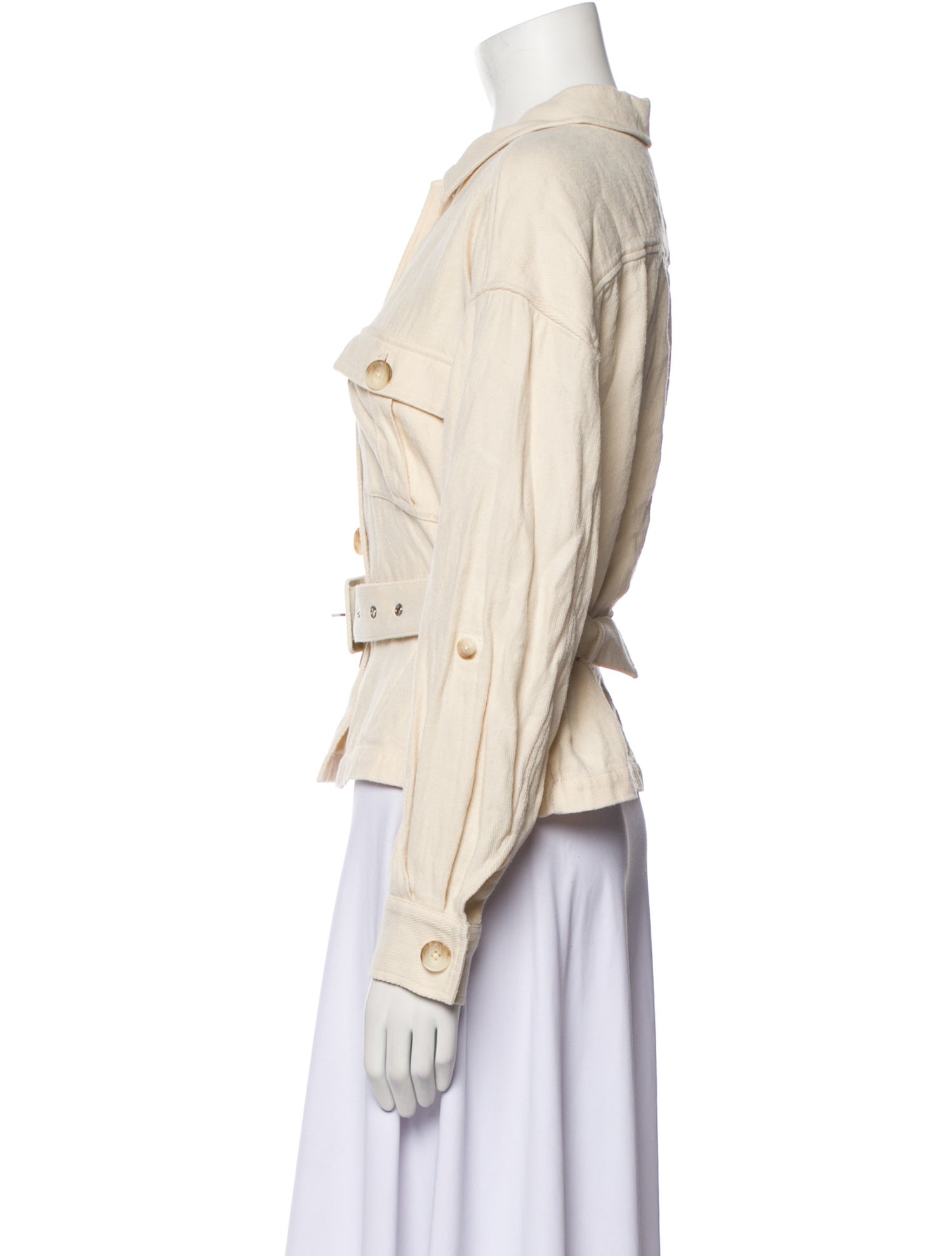 L'Agence Linen Utility Jacket